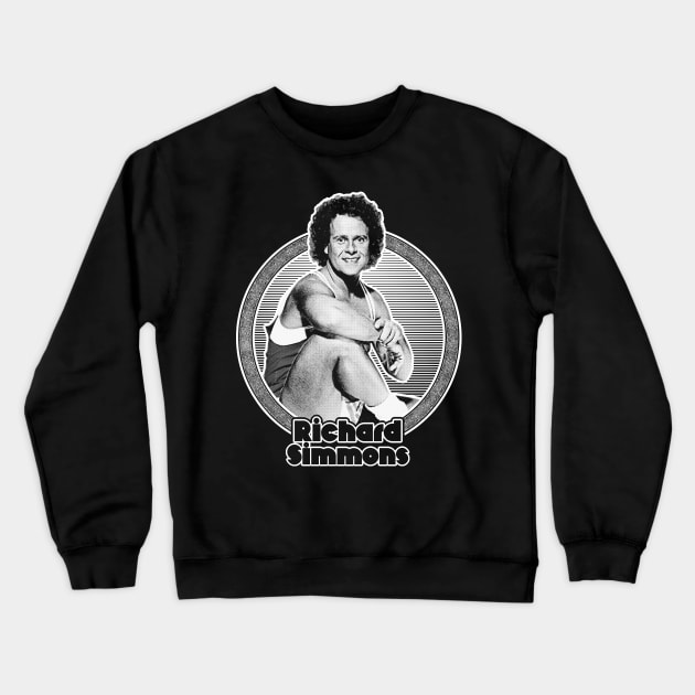 Richard Simmons // Retro Style Fan Artwork Crewneck Sweatshirt by DankFutura